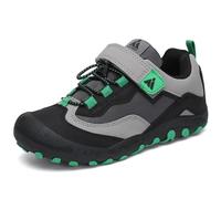 Mishansha Enfant Chaussures de Trekking Garçon Fille, Noir d'encre 36