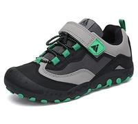 Mishansha Enfants Chaussures de Course de Randonnée Garçon Fille Outdoor Multisports Sneakers Noir 27