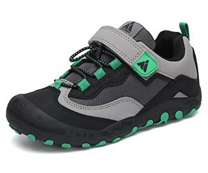 Mishansha Enfants Chaussures de Course de Randonnée Garçon Fille Outdoor Multisports Sneakers Noir 27