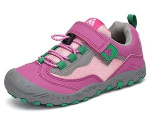Mishansha Enfants Chaussures de Randonnée Fille Chaussures de Running Multisports Garçon Respirantes Baskets Sneakers Rose 24