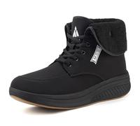 Mishansha Femmes Bottes de Neige Cheville Chaud Boots | Bottines，Fourrure，Impermeable，Antidérapant，pour un Usage Quotidien，Les Voyages，Les Balades