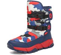 Mishansha Hiver Bottes de Neige Garcon Bottines Garcons Chaudes De Coton Antidérapantes Extérieures Enfant Botte Bleu 37