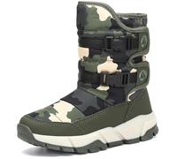 Mishansha Hiver Bottes de Neige Garcon Bottines Garcons Chaudes De Coton Antidérapantes Extérieures Enfant Botte Vert 35