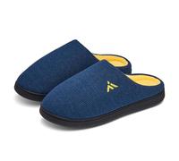 Mishansha Homme Femme Maison Pantoufles en Mousse À Mémoire Haute Densité Chaude Intérieur Anti-dérapant Chaussures Bleu GR.42
