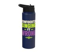 Misheard Lyric Humor Singing It Wrong Stainless Steel Insulated Water Bottle