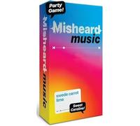 Misheard Music - The Lyric Nonsense, The Music Party Game and The Song or Artist, 500 Lyrical Nonsense Cards Fast-Paced Family Card Game