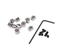 MISHITI 10 pièces Pin Keepers Pin Safe Serrures Pin Backs Fermoir Goupille De Verrouillage avec Clé Outils