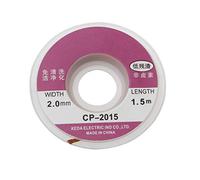MISHITI 5ft 2.0mm Tresse à dessouder dissolvant de Soudure câble de Fil de Bobine de mèche de cuivre 1.5m