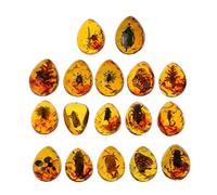 MISHITI Animaux Ambre Papillon Insectes Pierre Pendentif Collier Pierres Précieuses pour Bijoux DIY