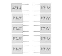 MISHITI Lot de 10 résistances non inductives 0,1R 5 W 5 % de ciment 0,1 Ohm BPR56