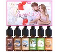 MISIJI Essential Oil Set, Natural Essential Oils for Diffusers, Candles.6 * 10ml
