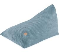 MISIOO 120x80cm Pouf Enfants - Confort pour enfants & adultes - Pouf en velours côtelé premium pour le confort de la chambre d'enfant - Bleu