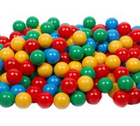 MISIOO Balles pour bain de balles - Balles multicolores pour bain de balles - Balles Ø 6 cm - Balles en plastique fabriquées en 100% LDPE - Jouets bébé - 100 pièces - Mélange