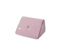 MISIOO FOLDIE - Coussin de Lecture - Velours Coussin Triangulaire en Mousse - Elegant Coussin pour la Chambre d'enfant - Complément Idéal du Matelas Pliable - 60x50x36 cm - Violet