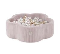 MISIOO Piscine à balles pour enfant 95 x 30 cm - 400 balles (6 cm) - Jouet pour bébé à partir de 1 an - Parfait pour les tout-petits et pour s'amuser