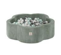 MISIOO Piscine à balles pour enfants - 95 x 30 cm - 400 balles (6 cm) - Jouet pour bébé à partir de 1 an - Parfait pour les tout-petits et le plaisir de jeu