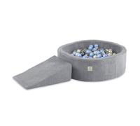 MISIOO Piscine à balles pour Enfants, avec Blocs de Construction en Mousse, 200 balles pour Aire de Jeux d'intérieur, Jeu sûr et créatif pour bébé