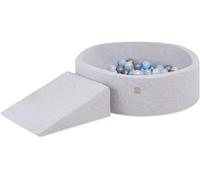 MISIOO Piscine à balles pour enfants avec blocs de construction en mousse - 200 balles pour l'aire de jeux intérieure - Jeu sûr et créatif pour les bébés