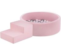 MISIOO Piscine à balles pour enfants avec blocs de construction en mousse - 200 balles pour l'aire de jeux intérieure - Jeu sûr et créatif pour les bébés