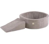 MISIOO Piscine à balles pour enfants avec blocs de construction en mousse - 200 balles pour l'aire de jeux intérieure - Jeu sûr et créatif pour les bébés