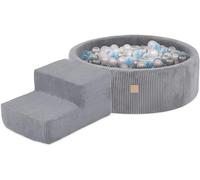 MISIOO Piscine à balles pour enfants avec blocs de construction en mousse - 200 balles pour l'aire de jeux intérieure - Jeu sûr et créatif pour les bébés
