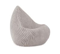 MISIOO Pouf en velours côtelé de qualité supérieure, ergonomique, pour enfant à partir de 12 mois, pouf confortable pour chambre d'enfant, avec rembourrage léger en polystyrène
