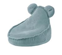 MISIOO Pouf pour enfants - Huggy Bear - Fauteuil pour enfants - Pouf en velours côtelé - Idéal pour la chambre d'enfant - Facile à laver - Bleu