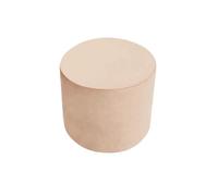 MISIOO Rond Pouf Enfant - Pouffe en Mousse - Velours Pouf - Meubles de Chambre d'enfant - Elégant Pouf Chambre - Fauteuil Bebe - 40 x 40 x 30 cm - Or