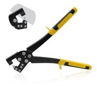 MISIQIMA Pince à Sertir Rail Placo 300mm, Pince Placo avec Poignée Antidérapante, Sertisseuse Rail Placos pour Poutres en Acier Légères dans les Maisons, Bureaux et Entrepôts