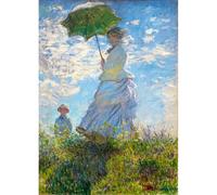 MISITU Puzzle 1000 Pièces Adulte Femme avec Parasol - Madame Monet et Son Fils, Puzzles 1000 Pièces pour Enfants à partir de 14 Ans