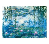 MISITU Puzzle 2000 Pièces pour Adultes Claude Monet Puzzle pour Enfants à Partir de 14 Ans, Étang aux nénuphars