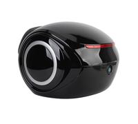 Miskall 32L Motorcycle Top Case ABS Sporty Style Sporty Res résistant à la poussière Boîte de Ligne de Coffre Portable pour Le Scooter à vélo électrique (Noir)