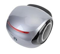 Miskall 32L Motorcycle Top Case ABS Sporty Style Sporty Res résistant à la poussière Boîte de Ligne de Coffre Portable pour Le Scooter à vélo électrique (Gris)