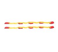 Miskall Bande De Course à Pattes, Bande De Fixation en Plein Air, Accessoires De Jeux D'équipe, Bande De Course, Formation Au Travail D'équipe pour Enfants Adultes(5 persion)