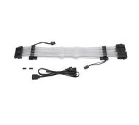 Miskall Câble d'extension RVB, Bandes à LED Doux 8 Broches adressables de qualité Premium Stable Stable Double argb en-tête argb pour Le boîtier de Carte mère PC Alimentation colorée 300