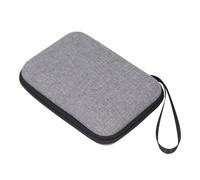 Miskall Étui de transport, pour lampe de lecture LED pour cou Compatibilité universelle Pochette de rangement protectrice avec poche en filet pour voyage Camping Lecture au lit Gris Nylon