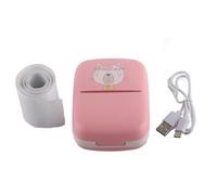 Miskall Mini-imprimante Thermique NS Encre multifonctionnelle Bluetooth 200 dpi pour Les études et Le Travail