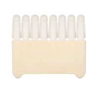 Miskall Outil de grattage de Miel d'abeille en Plastique, extracteur de Cire Essentiel pour Les apiculteurs, Aide à extraire Le sirop de Miel Pur Beige 1.3oz