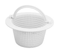 Miskall Pool Skimmer Basket, 2 Pack Molded Product Replacement Basket Durable Plastic Swimming Pool Filter Basket Replacement for Pool Spa Maintenance 9.7cm Base Diameter
