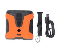Miskall portable ventilateur de taille, écran d'écran LCD 16h Temps de travail 10000mAh Batterie Fan de clip personnel portable avec lampe de poche et fonction de la banque