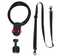 Miskall Support de Perspective magnétique POV pour caméra d'action, avec Sangle de Poitrine, Base à dégagement Rapide pour caméra d'action 360 3, Port Confortable, Images Stables,