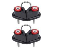 Miskall Taquets à Came de Kayak, Taquet de Voile de canoë de Bateau léger en Alliage d'aluminium à entrée Rapide pour Yacht pièces de Rechange durables de qualité Marine Ensemble de 2