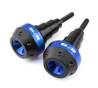 MISKYN Cadre De Protection Contre Les Chutes De Moto, Carénage Coulissant, Protection Anti-Crash, pour Suzuki GSR400 GSR600 GSR750 GSR 600 750 Moteur (Couleur : Blue)