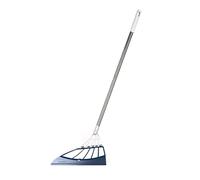 MiSMiAO Balai Magique Balai Coiffeur Balai en Silicone Balai D'essuyage 2 en 1 Balai de grattage Balai D'essuie-Glace Magique Essuyer Interieur Brosse Nettoyage Salle de Bain (Blue,1 Stück)