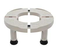 MiSMiAO Base de climatisation cylindrique, support de base circulaire avec 4 pieds en acier inoxydable, mobilier cylindrique, diamètre réglable, large gamme d'applications[18-21cm]