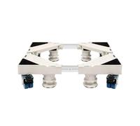 MiSMiAO Base de réfrigérateur à quatre roues de 4 pieds, réglable en longueur et en largeur, hauteur totale de 11,5 cm,support réglable, base mobile multifonctionnelle[4 pieds 4 roues]
