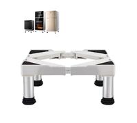 MiSMiAO Base réglable multifonction avec 4/8 pieds robustes | Pour machines statiques | Base réglable pour réfrigérateur | Support de Base pour Machine à pour réfrigérateur[18-21cm]