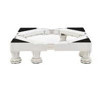 MiSMiAO Base réglable,porte-appareils avec 8 petits pieds pour réfrigérateur,sèche-linge et appareils statiques,base de réfrigérateur,pieds en plastique robustes[8 petits pieds]