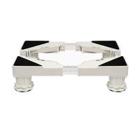 MiSMiAO Mini - support, petit support, adapté aux petits meubles électroménagers, mini - réfrigérateur réglable avec 4 petits pieds, largeur réglable 38-55 cm, hauteur 11 cm[4 petits pieds]