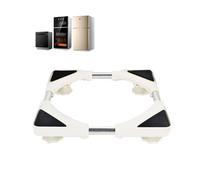 MiSMiAO Support de Machine à Laver | Base Socle anti-vibration pour Frigo Lave-linge Sèche-linge Réglable | Charge 300 kg | Base réglable multifonction avec 4 pieds robustes[7-9cm]